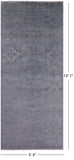 Full Pile Overdyed Hand Knotted Wool Rug - 5' 3" X 12' 1" - Golden Nile