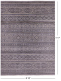 Tribal Khorjin Persian Gabbeh Handmade Wool Rug - 8' 10" X 11' 7" - Golden Nile