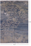 Modern Handmade Wool & Silk Rug - 6' 2" X 9' 0" - Golden Nile