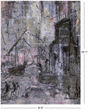 Central Park Design Modern Hand Knotted Wool & Silk Rug - 8' 0" X 10' 1" - Golden Nile