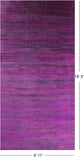 Purple Savannah Grass Hand Knotted Wool & Silk Rug - 8' 11" X 18' 3" - Golden Nile