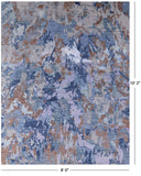 Modern Hand Knotted Wool & Silk Rug - 8' 0" X 10' 2" - Golden Nile