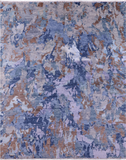 Modern Hand Knotted Wool & Silk Rug - 8' 0" X 10' 2" - Golden Nile