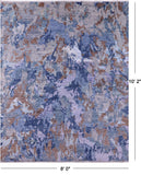 Modern Hand Knotted Wool & Silk Rug - 8' 0" X 10' 2" - Golden Nile
