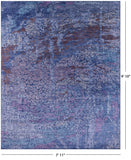 Contemporary Hand Knotted Wool & Silk Rug - 7' 11" X 9' 10" - Golden Nile