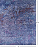 Contemporary Hand Knotted Wool & Silk Rug - 7' 11" X 9' 10" - Golden Nile