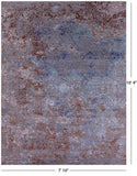 Modern Handmade Wool & Silk Rug - 7' 10" X 10' 4" - Golden Nile