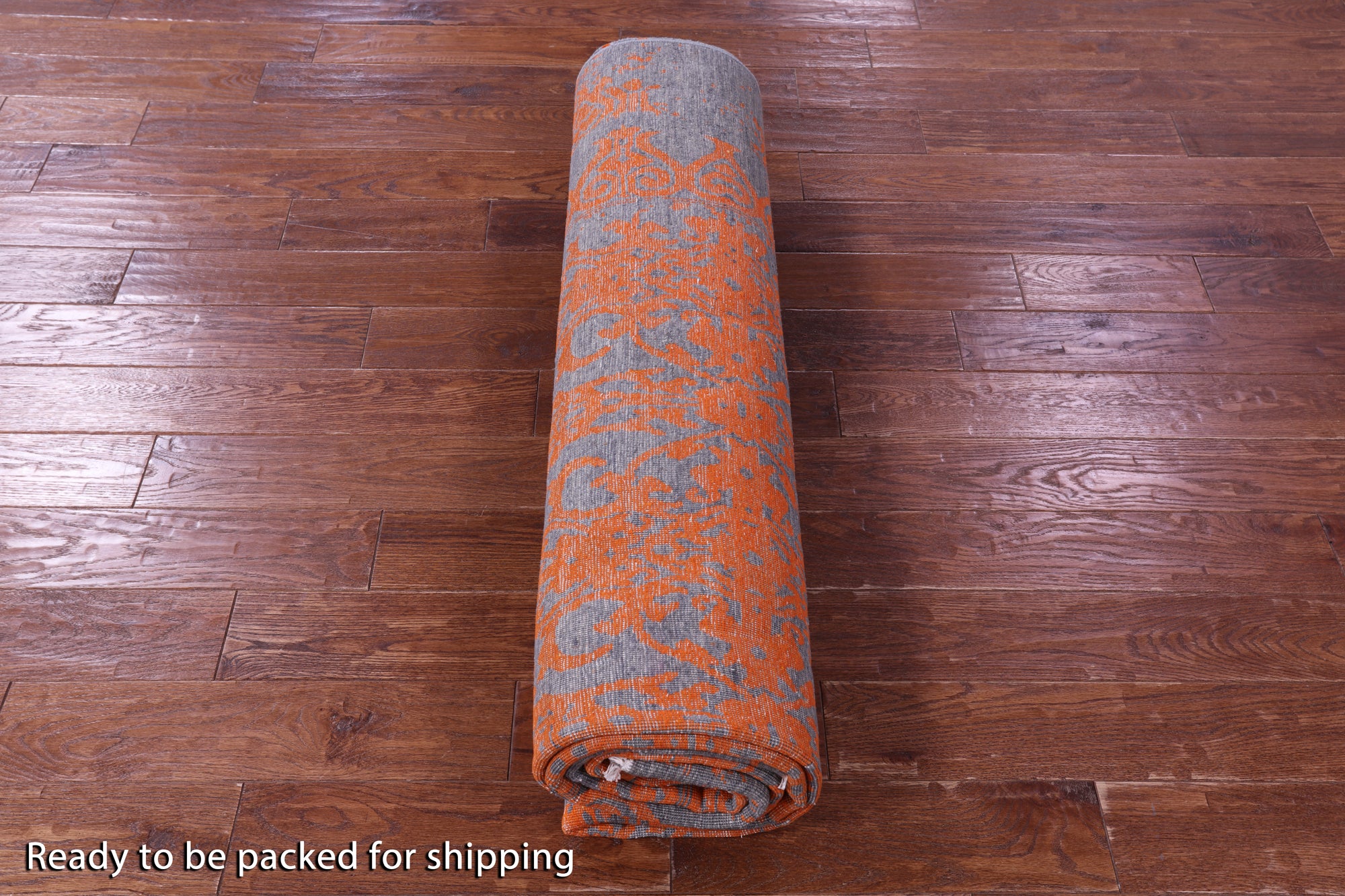 Grey Persian Handmade Wool & Silk Rug - 7' 11" X 10' 0" - Golden Nile