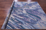 Contemporary Hand Knotted Wool & Silk Rug - 8' 1" X 9' 10" - Golden Nile
