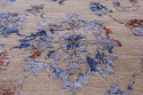 Modern Handmade Wool & Silk Rug - 8' 0" X 10' 6" - Golden Nile