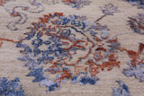 Modern Handmade Wool & Silk Rug - 8' 0" X 10' 6" - Golden Nile