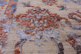 Modern Handmade Wool & Silk Rug - 8' 0" X 10' 6" - Golden Nile