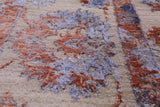 Modern Handmade Wool & Silk Rug - 8' 0" X 10' 6" - Golden Nile