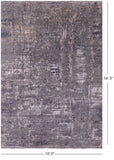 Contemporary Hand Knotted Wool & Silk Rug - 10' 0" X 14' 3" - Golden Nile