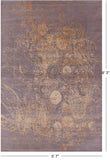 Modern Hand Knotted Wool & Silk Rug - 5' 7" X 8' 3" - Golden Nile