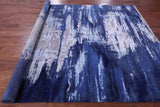 SUPER SALE Modern Handmade Wool & Silk Rug - 8' 1" X 9' 11"