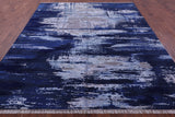 SUPER SALE Modern Handmade Wool & Silk Rug - 8' 1" X 9' 11"