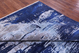 SUPER SALE Modern Handmade Wool & Silk Rug - 8' 1" X 9' 11"
