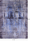 Modern Hand Knotted Wool & Silk Rug - 8' 10" X 12' 0" - Golden Nile
