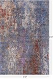 Modern Hand Knotted Wool & Silk Rug - 6' 0" X 9' 0" - Golden Nile