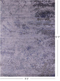Modern Hand Knotted Wool & Silk Rug - 9' 0" X 12' 3" - Golden Nile
