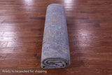 Contemporary Handmade Wool & Silk Rug - 9' 0" X 12' 4" - Golden Nile