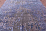 Contemporary Handmade Wool & Silk Rug - 9' 0" X 12' 4" - Golden Nile