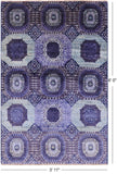 Geometric Persian Mamluk Hand Knotted Wool Rug - 3' 11" X 6' 0" - Golden Nile