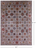 Peshawar Hand Knotted Wool Rug - 8' 9" X 11' 11" - Golden Nile