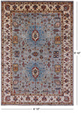 Persian Fine Serapi Hand Knotted Wool Rug - 6' 10" X 9' 10" - Golden Nile