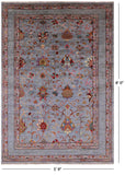 Peshawar Handmade Wool Rug - 5' 9" X 8' 0" - Golden Nile