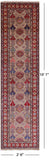 Super Kazak Handmade Wool Runner Rug - 2' 6" X 10' 1" - Golden Nile