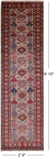 Super Kazak Hand Knotted Wool Runner Rug - 2' 9" X 9' 10" - Golden Nile