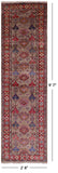 Super Kazak Hand Knotted Wool Runner Rug - 2' 8" X 9' 7" - Golden Nile