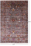 Peshawar Hand Knotted Wool Rug - 6' 9" X 9' 8" - Golden Nile