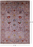 Peshawar Handmade Wool Rug - 6' 10" X 9' 10" - Golden Nile