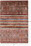 Khorjin Persian Gabbeh Handmade Wool Rug - 2' 7" X 3' 11" - Golden Nile