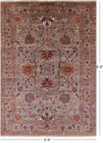 Peshawar Hand Knotted Wool Rug - 6' 9" X 9' 6" - Golden Nile