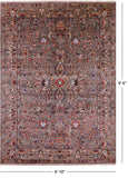 Persian Fine Serapi Handmade Wool Rug - 6' 10" X 9' 6" - Golden Nile