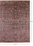 Persian Fine Serapi Handmade Wool Rug - 6' 10" X 9' 6" - Golden Nile