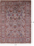Peshawar Hand Knotted Wool Rug - 5' 9" X 7' 10" - Golden Nile