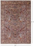Peshawar Hand Knotted Wool Rug - 5' 8" X 7' 11" - Golden Nile