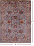 Peshawar Hand Knotted Wool Rug - 5' 10" X 7' 11" - Golden Nile