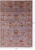 Peshawar Hand Knotted Wool Rug - 5' 10" X 8' 2" - Golden Nile