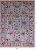 Peshawar Handmade Wool Rug - 5' 2" X 6' 8" - Golden Nile