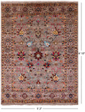 Peshawar Hand Knotted Wool Rug - 5' 2" X 6' 10" - Golden Nile