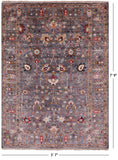 Peshawar Hand Knotted Wool Rug - 5' 7" X 7' 9" - Golden Nile