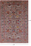 Peshawar Hand Knotted Wool Rug - 6' 9" X 10' 4" - Golden Nile