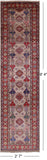 Super Kazak Handmade Wool Runner Rug - 2' 7" X 9' 4" - Golden Nile