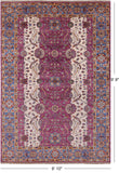 Persian Fine Serapi Hand Knotted Wool Rug - 6' 10" X 9' 9" - Golden Nile